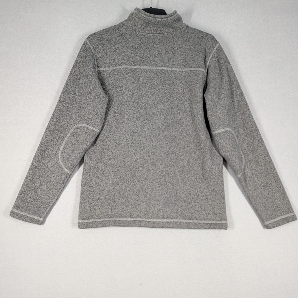 The North Face Pullover Mens L Gray Gordon Lyons 1/4 Zip Fleece Sweater Outdoor - Picture 2 of 9